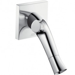mitigeur lavabo encastré, bonde à écoulement libre chroméé