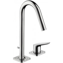 mitigeur lavabo 160 2 trou savec tirette et vidage chroméé