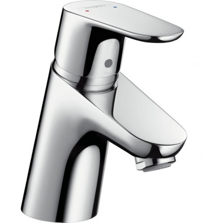 Mitigeur de lavabo 70 bonde Push-Open chromé FOCUS 70 DN 15 m ZAG 1 1/4Z chr