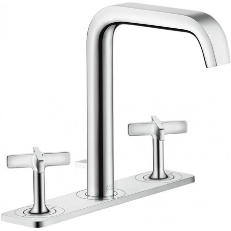 Mélongeur lavabo 170 3 trou savec plaqueavec tirette et vidage chroméé