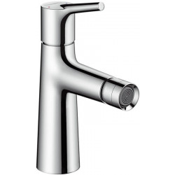 mitigeur bidet,avec tirette et vidage chroméé