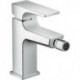 Mitigeur bidet poignée manette, bonde Push-Open chromé