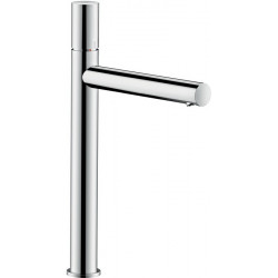 mitigeur lavabo 260, poignée zéro, bonde à écoulement libre chroméé