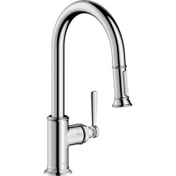 mitigeur cuisineavec douchette extractible chroméé