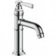 mitigeur lavabo 100 bonde à écoulement libre nickel brossé