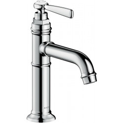 mitigeur lavabo 100 bonde à écoulement libre nickel brossé