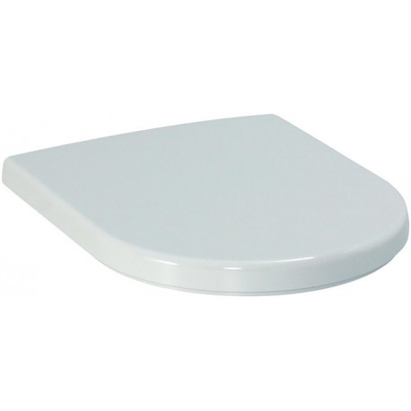 Abattant WC MODERNA / LIBERTY avec couvercle, sans obstacle blanc LAUFEN