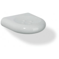 Porte-savon Hewi SERIE 477 avec boutons B 97mm H 25mm T 100mm blanc pur