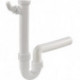 Tube de rinçage base siphon pro blanc, plastique 1 1 / 2Z x 3 / 4Z, T x. 40 mm BASE PRO