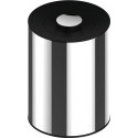 Poubelle PLAN aluminium peint noir-gris KEUCO