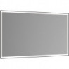 Miroir lumineux Royal Lumos 1400x650x60mm noir anodisé avec miroir chauffant KEUCO