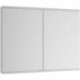Specchio contenitore Royal Modular 2.0 1000x900x120mm prolunga a parete anodizzata argento, 2 prese KEUCO