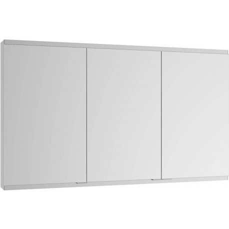 Mobile a specchio Royal Modular 2.0 600x700x160mm anodizzato argento, non illuminato, prolunga a parete, 2 prese KEUCO