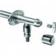 Robinet mural extérieure POLAR II antigel, raccord complet avec aérateur de tuyau, chrome mat SCHELL