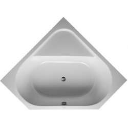 Baignoire d'angle D-CODE 2 dossiers, blanc 1400 x 1400 mm DURAVIT
