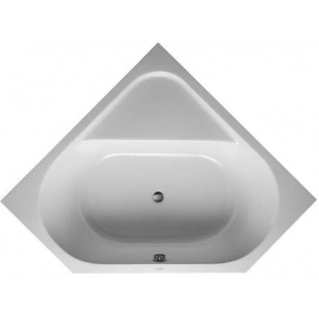 Baignoire d'angle D-CODE 2 dossiers, blanc 1400 x 1400 mm DURAVIT