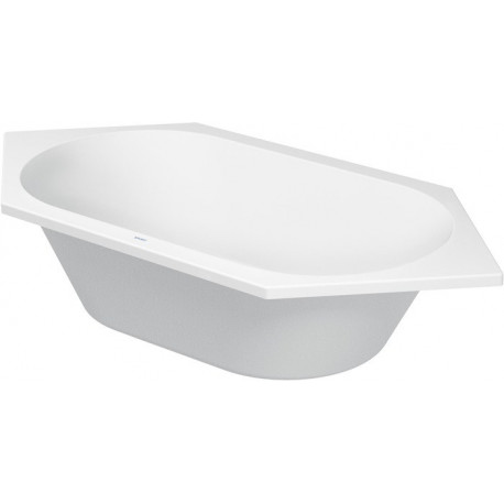 Baignoire hexagonale D-CODE 2 dossiers blanc 1900x900mm