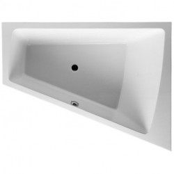 Baignoire PAIOVA 1800x1400mm 1 dossier incliné droite blanc 
