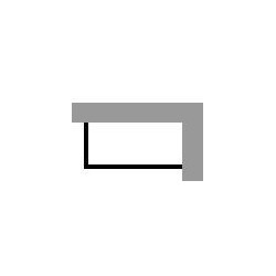 Panneau de baignoire Duravit STARCK 1690x690mm angle droite acrylique blanc