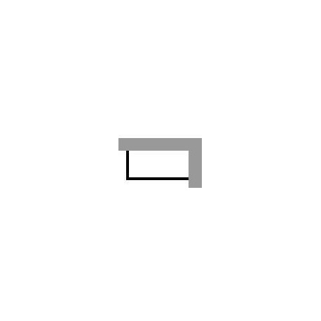 Panneau de baignoire Duravit STARCK 1690x740mm angle droite acrylique blanc