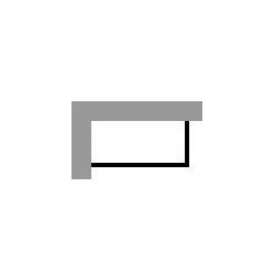 Panneau de baignoire Duravit STARCK 1690x690mm angle gauche acrylique blanc