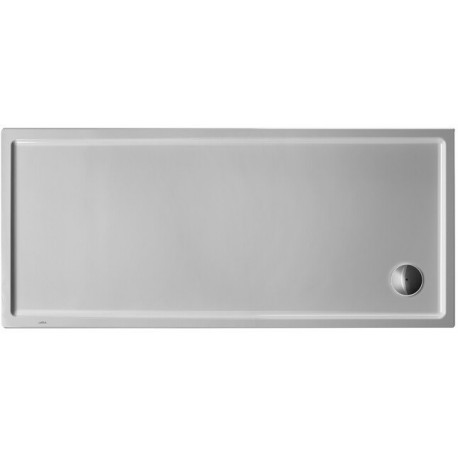 Receveur de douche rectangulaire STARCK SLIMLINEavec antidérapant 1700x750x60mm blanc