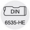 Foret hélicoïdal en carbure monobloc, SuperLine 5 x D, type RT 100 U, DIN 6537, DIN 6535, forme HE, surface FIRE, Ø m7 : 6,80 mm, Long. totale 91 mm