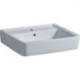 Lavabo Geberit RENOVA PLAN 600x480mm avec trou pour robinetavec trop plein blanc KT