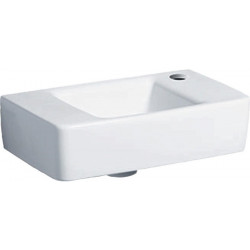 Lavabo RENOVA PLAN 400x250mm avec trou pour robinet sans trop plein blanc KT