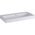 Lavabo Geberit iCon, 90x48.5cm, trou de robinetterie au centre, Blanc