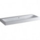 Lavabo Geberit iCon 1200x485mm sans trou de robinetterie blanc KT