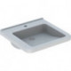 Lavabo Geberit RENOVA COMFORT SQUARE 550x525mm sans trop plein blanc KT