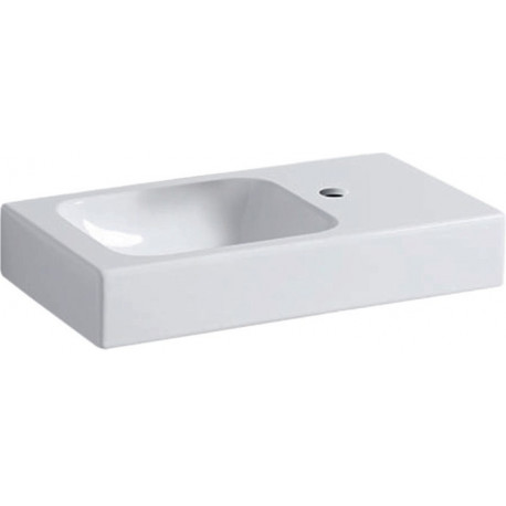 Lavabo Geberit iCon 530x310mm blanc Espace de stockage droite KT