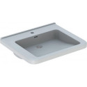 Lavabo Geberit RENOVA COMFORT SQUARE 650x550mm unterfahrbar blanc KT