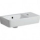 Lave-mains Geberit Renova Compact, Blanc, 50x15x25cm, trou de robinetterie à droite, sans plage de dépose