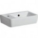 Lavabo RENOVA COMPACT 400x250mm avec trou pour robinet gauche blanc KT