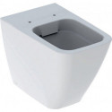 WC à fond creux Geberit iCon Square au ras du sol 6 l blanc
