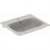 Lavabo pour meuble RENOVA PLAN avec trou pour robinetavec trop plein 550x480mm blanc KT