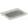 Lavabo pour meuble RENOVA PLAN avec trou pour robinetavec trop plein 600x480mm blanc KT