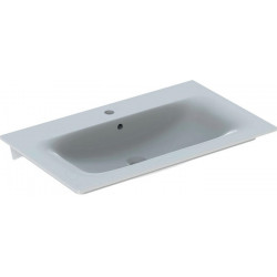 Lavabo pour meuble RENOVA PLAN avec trou pour robinetavec trop plein 800x480mm blanc KT