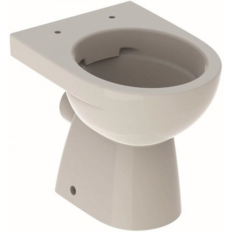 WC sur pied GE Renova, unité de lavage à fond. Abg.horiz forme partiellement fermée. KeraTect 