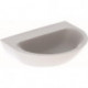 Lavabo Geberit RENOVA sans trou de robinetterie sans trop plein 650x500mm blanc KT