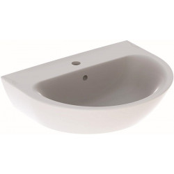 Lavabo Geberit RENOVA avec trou pour robinetavec trop plein 600x480mm blanc KT
