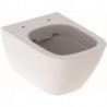 WC suspendu à fond creux SMYLE Square raccourci fermé Form Rimfree blanc KT