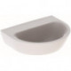 Lave-mains droite NOVA sans trou de robinetterie sans trop plein 450x360mm blanc