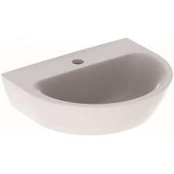 Lave-mains droite NOVA avec trou pour robinet sans trop plein 450x360mm blanc KT