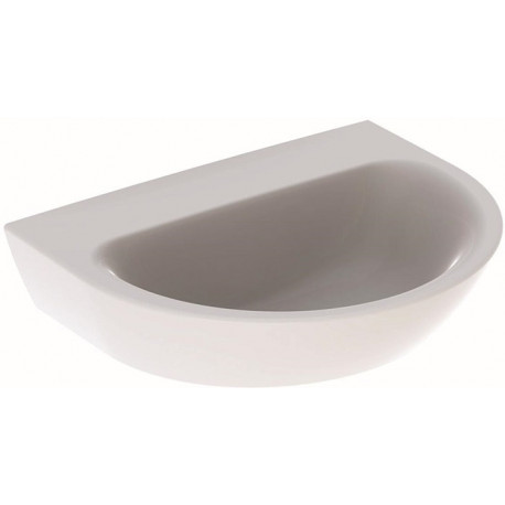 Lave-mains droite NOVA sans trou de robinetterie sans trop plein 500x400mm blanc