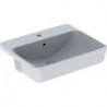 Lavabo semi-encastré GE VariForm. carré 55x45cm. m. St. m. l.