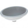 Lavabo sous plan VariForm oval 420x330mm sans trou de robinetterie sans trop plein blanc KT