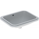 Lavabo sous plan VariForm rectangulaire 450x350mm sans trou de robinetterieavec trop plein blanc KT